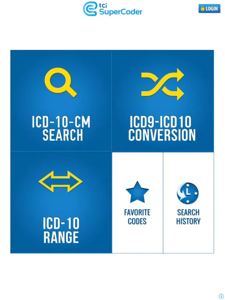 Screenshot di ICD-10 Search iPad