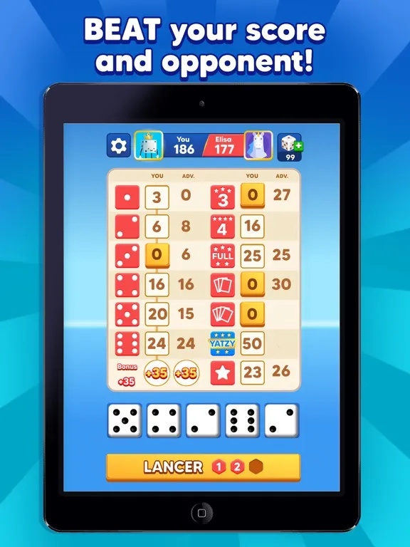 Yatzy Royale - Dice Game iPad  Ekran Görüntüleri