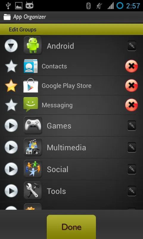 صور Apps Organizer