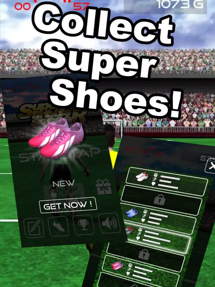 Tangkapan skrin Super Dribble Soccer iPad 
