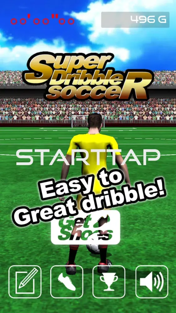 Tangkapan skrin Super Dribble Soccer