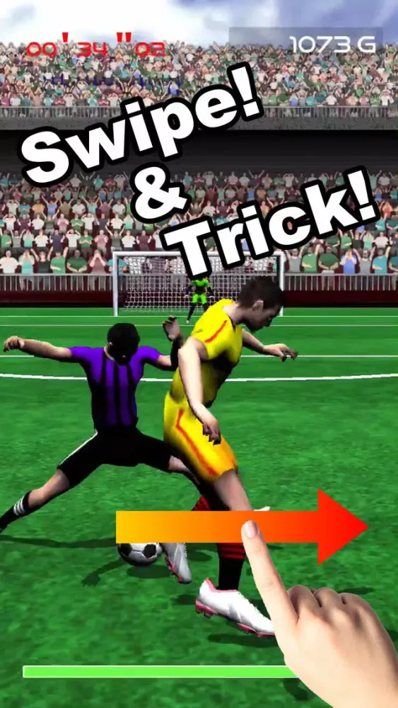 Tangkapan skrin Super Dribble Soccer