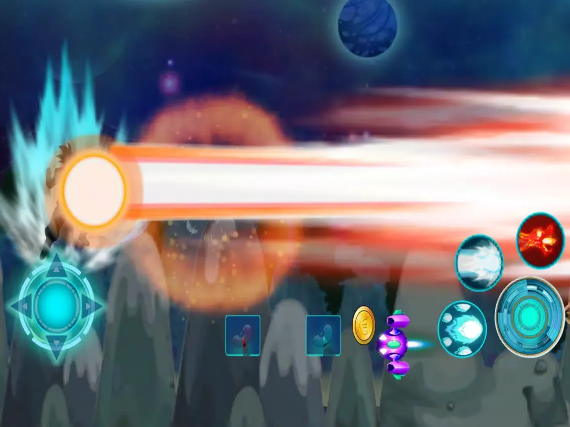 Captures d'écran de Super Dragon Saiyan Fighting iPad 
