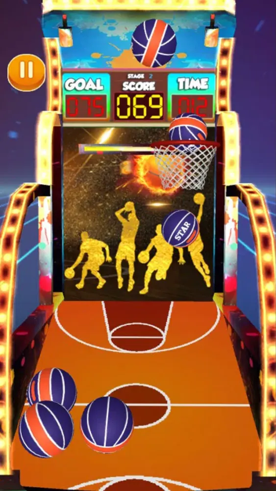 Super Dunk Basketball Machine স্ক্রিনশট