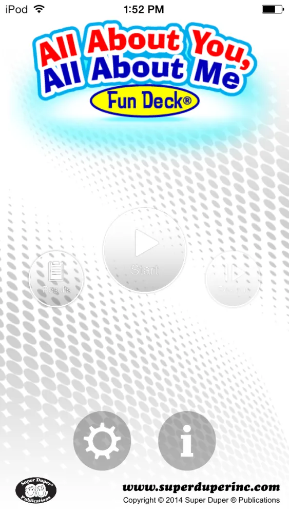 All About You All About Me Fun Deck स्क्रीनशॉट