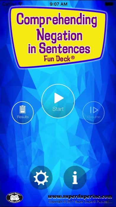 Captures d'écran de Comprehending Negation in Sentences Super Fun Deck