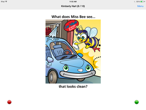 Captures d'écran de What Does Miss Bee See? Fun Deck iPad 
