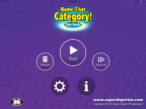 Name That Category Fun Deck iPad 应用截图