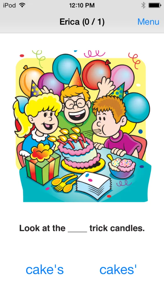 Captures d'écran de Possessive Nouns in Sentences Fun Deck