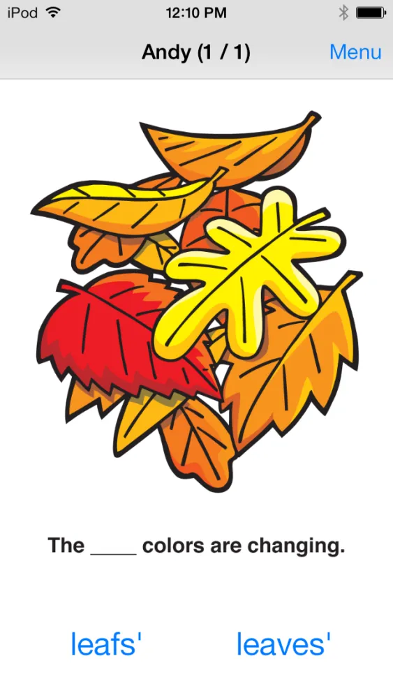 Captures d'écran de Possessive Nouns in Sentences Fun Deck