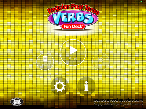 ภาพหน้าจอของ Regular Past Tense Verbs Fun Deck iPad 