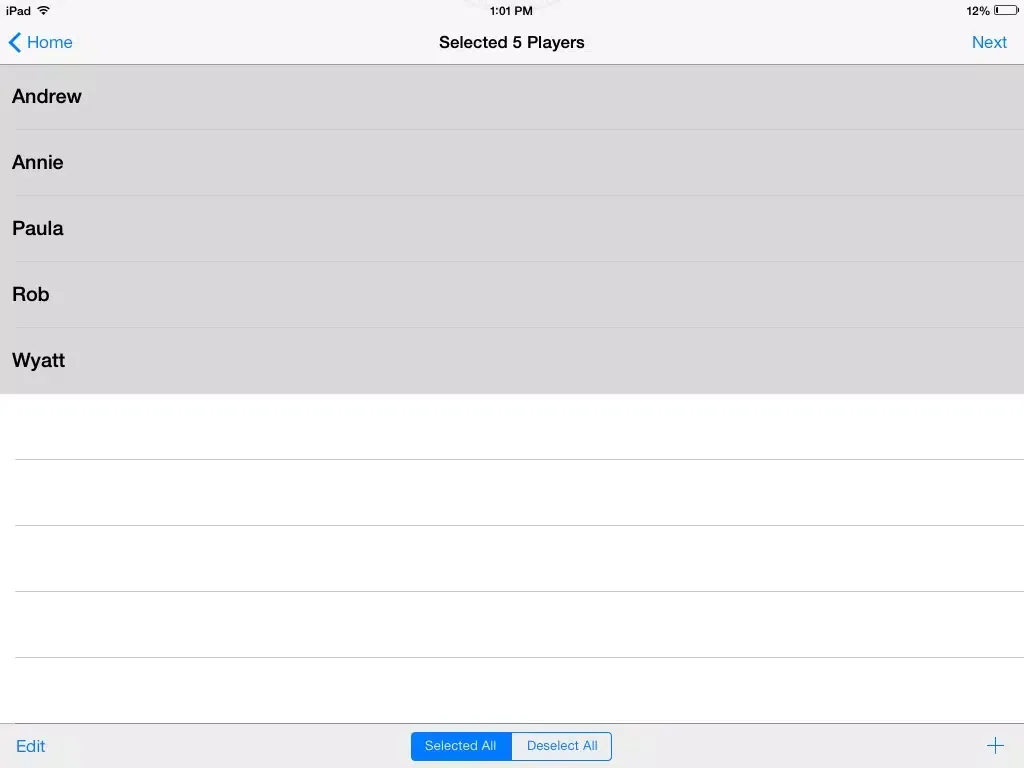 Saw & Seen Fun Deck iPad  Screenshots