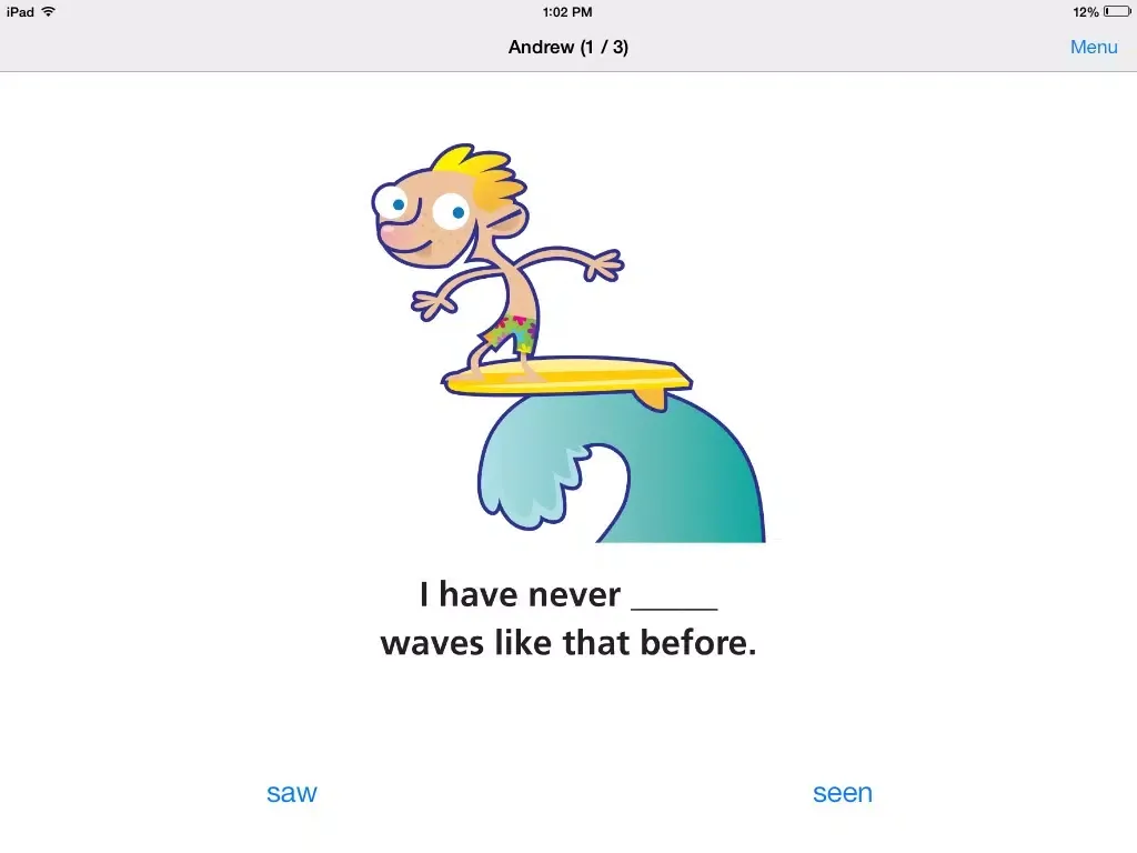 Saw & Seen Fun Deck iPad  Screenshots