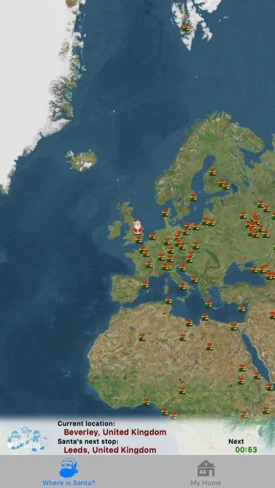 Zrzuty ekranu Where is Santa