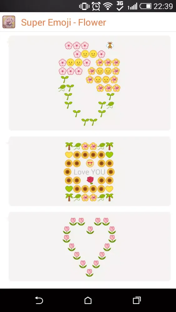 Capturas de pantalla de Flowers Super Emoji