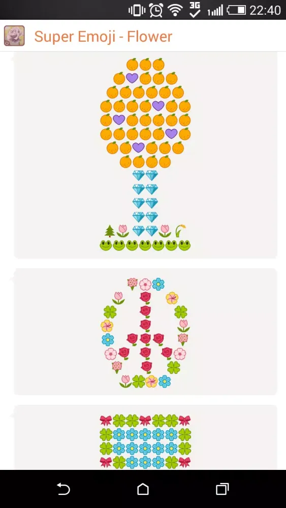 Capturas de pantalla de Flowers Super Emoji