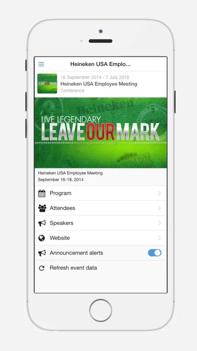 Heineken Events سکرین شاٹس