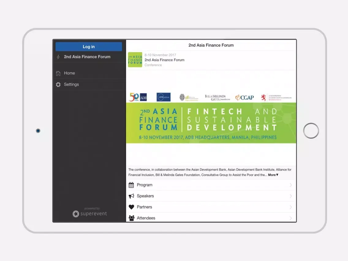 Capturas de pantalla de 2nd Asia Finance Forum iPad 