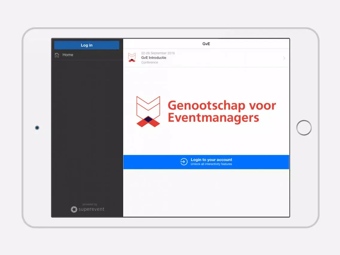 Genootschap voor Eventmanagers iPad  স্ক্রিনশট