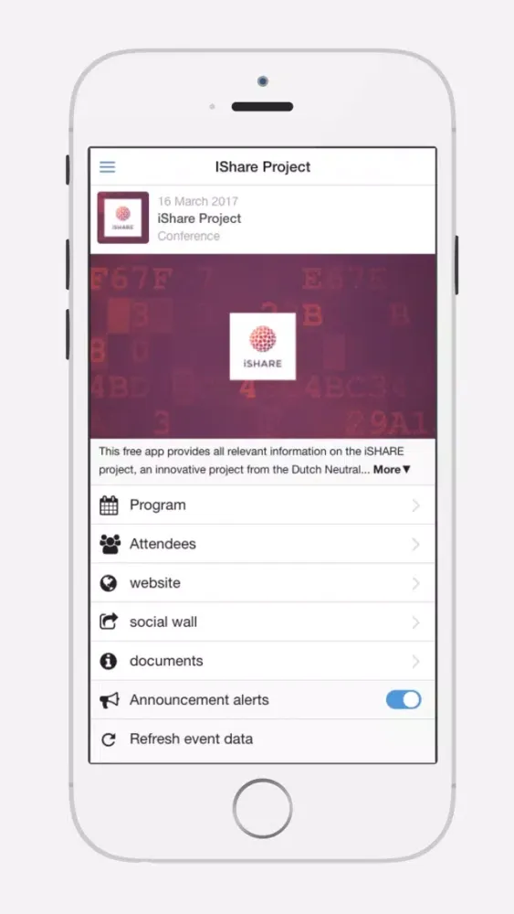 Скриншоты iSHARE Project
