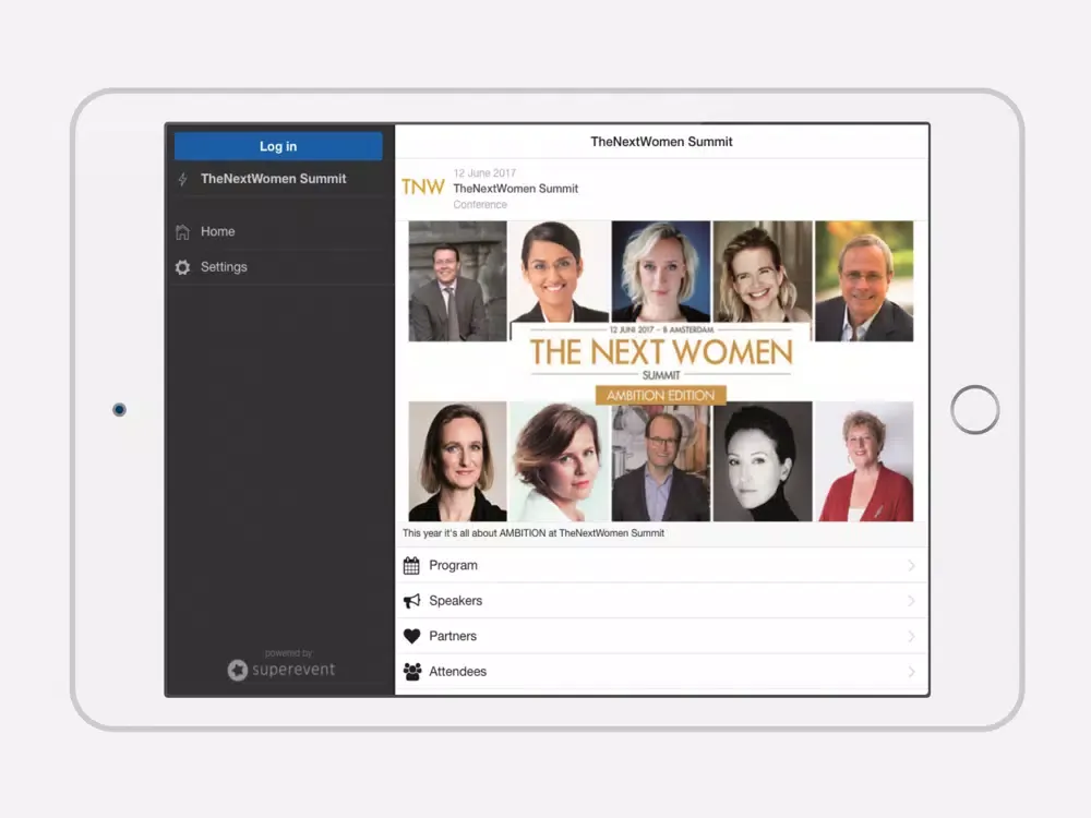 Capturas de pantalla de TheNextWomen Summit iPad 