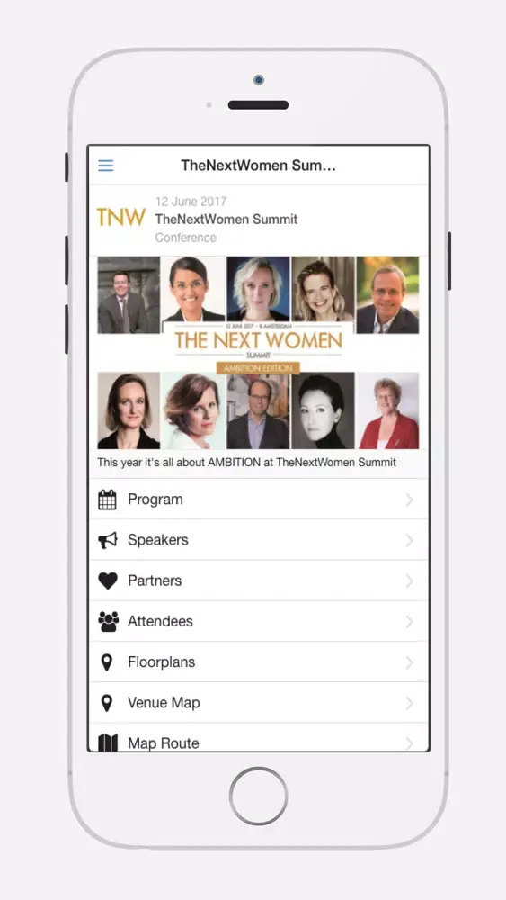 Capturas de pantalla de TheNextWomen Summit