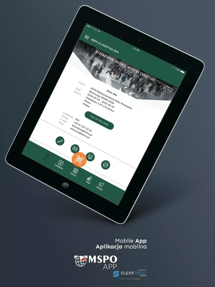 Capturas de pantalla de MSPO iPad 