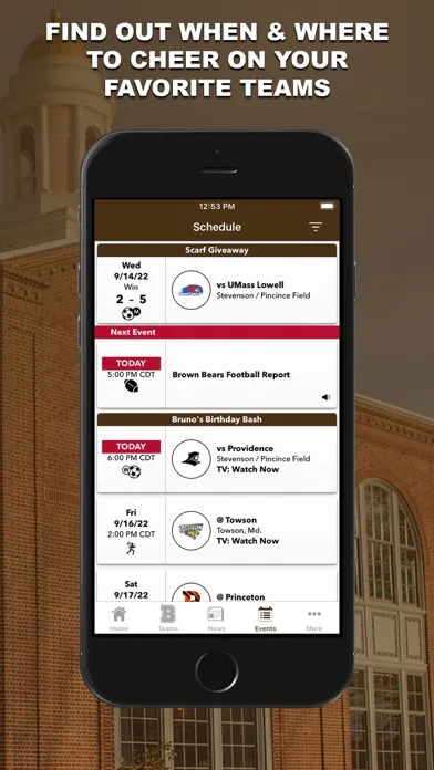 Brown Bears Athletics Screenshots
