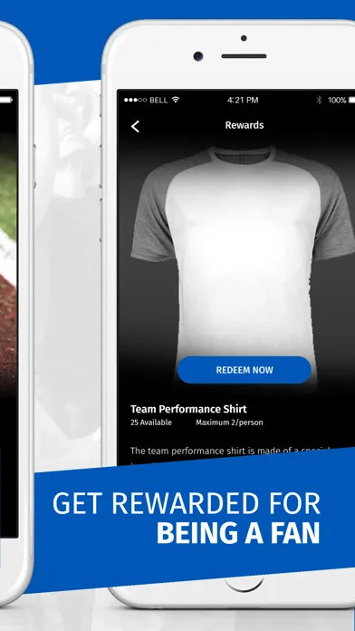 Tangkapan skrin UB Athletics Loyalty Rewards