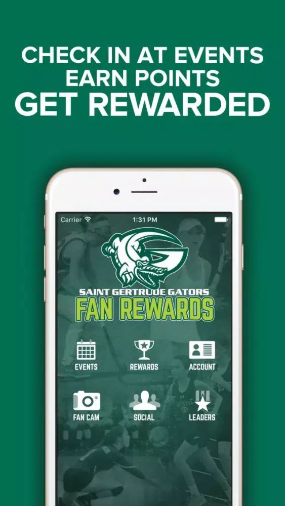 Capturas de pantalla de St Gertrude Gators Fan Rewards