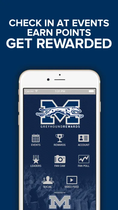 Capturas de tela do Greyhound Rewards