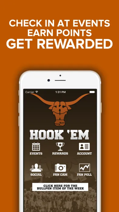 HOOK EM App Screenshots
