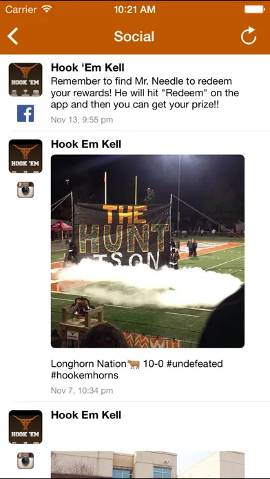HOOK EM App Screenshots
