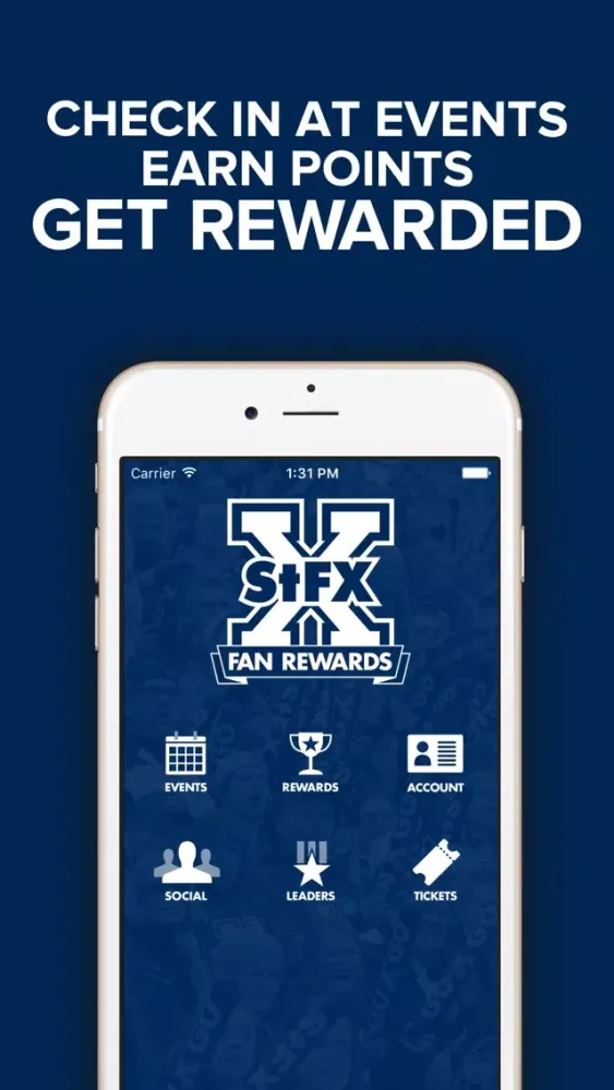 ภาพหน้าจอของ StFX Fan Rewards