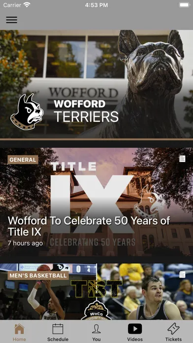 Wofford Terriers سکرین شاٹس