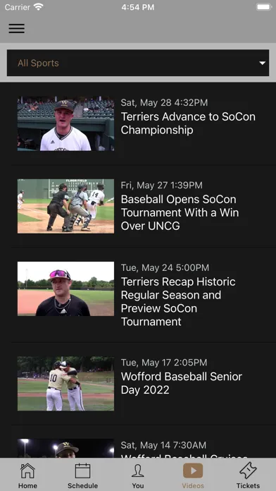 Wofford Terriers سکرین شاٹس