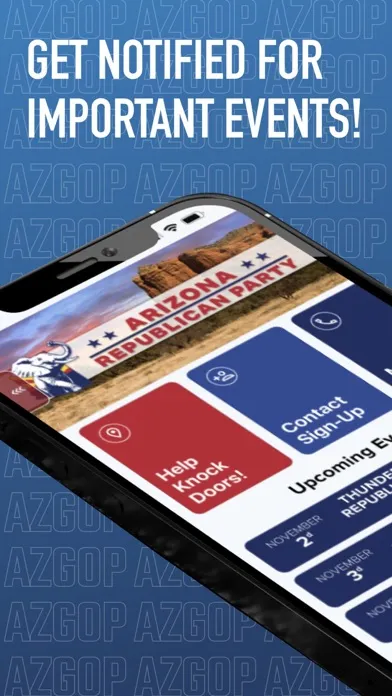 Captures d'écran de AZGOP Arizona Republicans