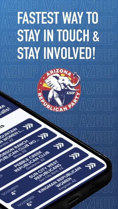 Captures d'écran de AZGOP Arizona Republicans