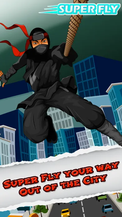 Captures d'écran de SuperFly City Escape - Swing Adventure - Tight Rope And Fly