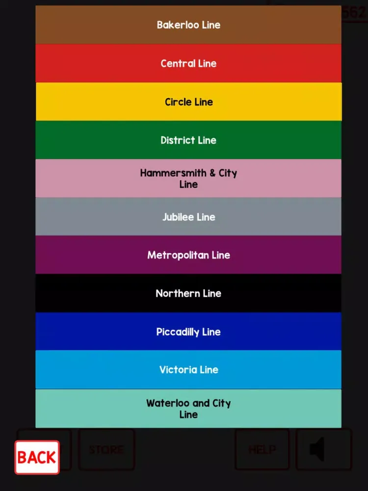Tube Surfer - A Game for The London Underground iPad  Screenshots