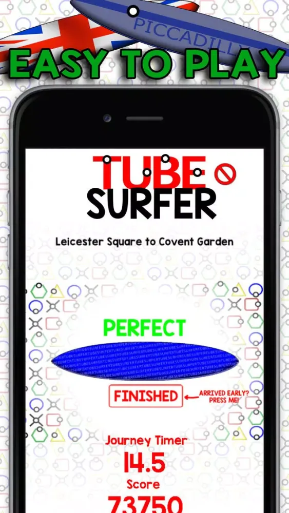 Tube Surfer - A Game for The London Underground Screenshots