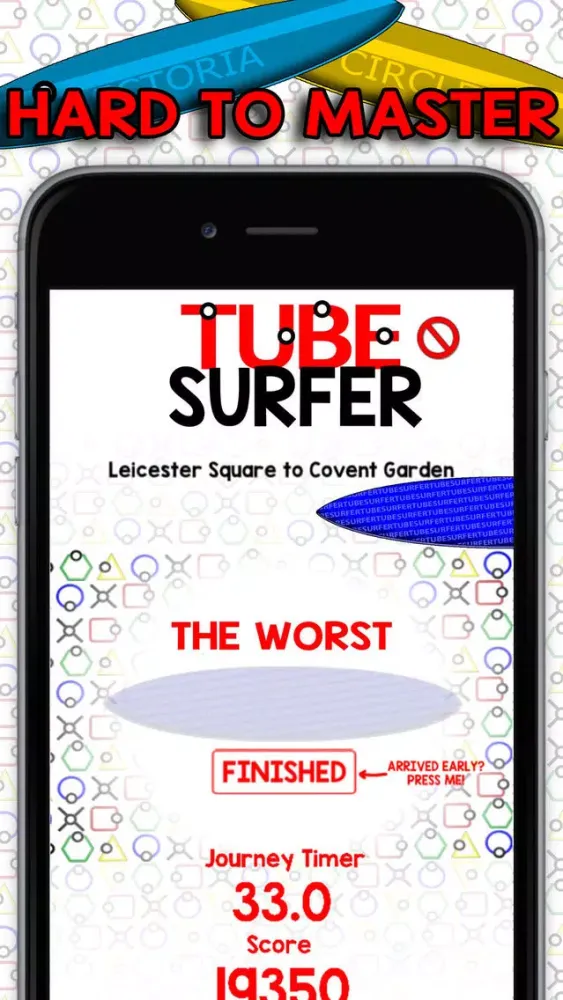 Tube Surfer - A Game for The London Underground Screenshots