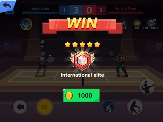 Badminton Frenzy iPad  स्क्रीनशॉट