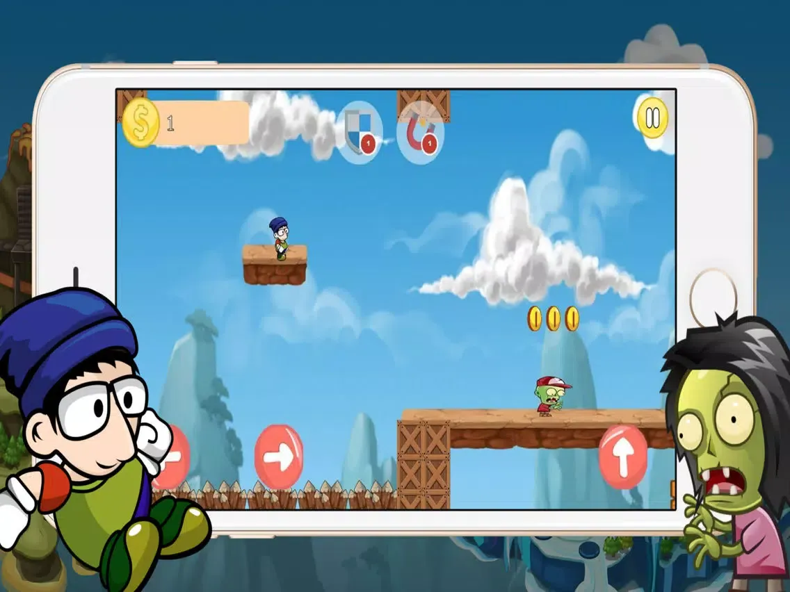 Скриншоты Super French Vs Zombie Adventures iPad 