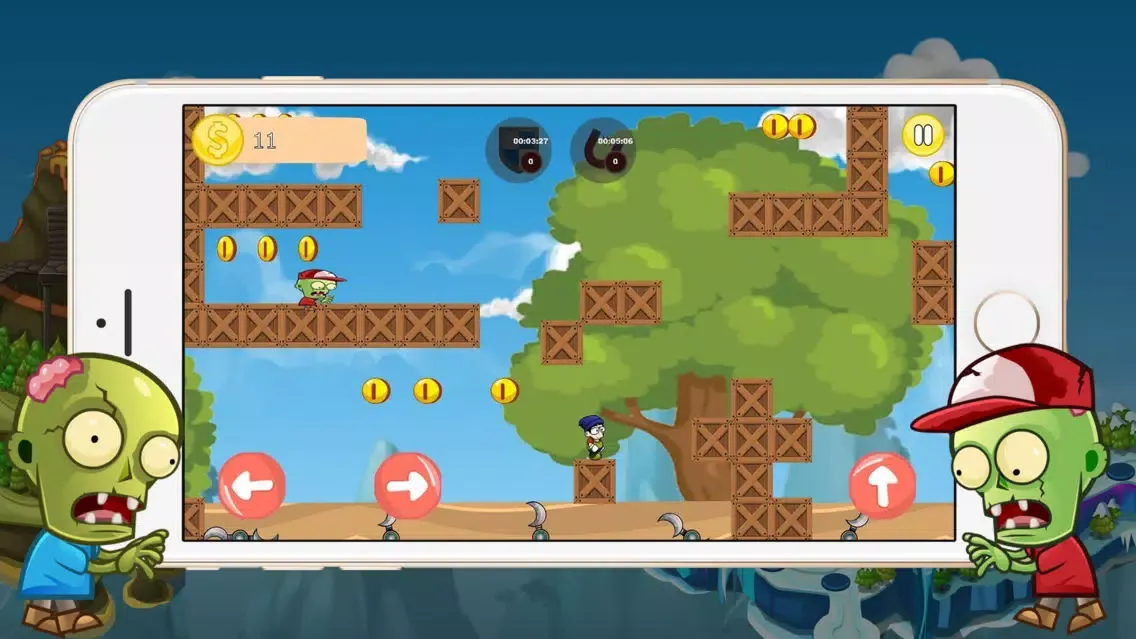 Скриншоты Super French Vs Zombie Adventures