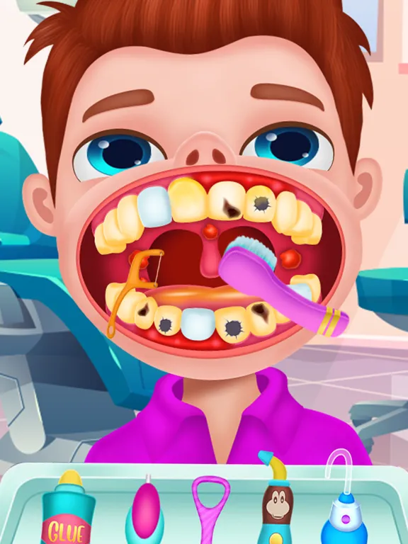 Ảnh chụp màn hình của Mouth Care Dentist Fun Game iPad 