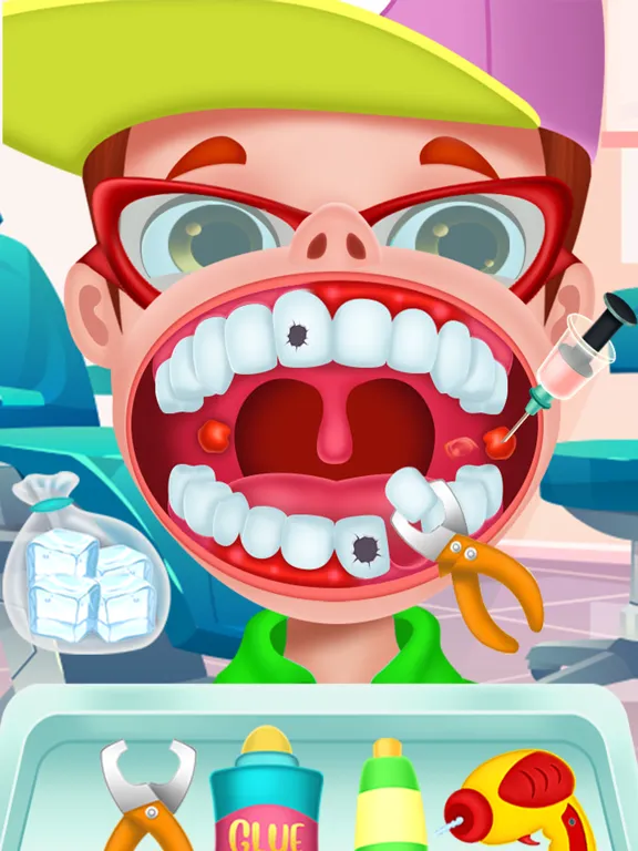 Ảnh chụp màn hình của Mouth Care Dentist Fun Game iPad 