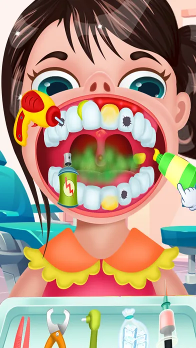 Ảnh chụp màn hình của Mouth Care Dentist Fun Game