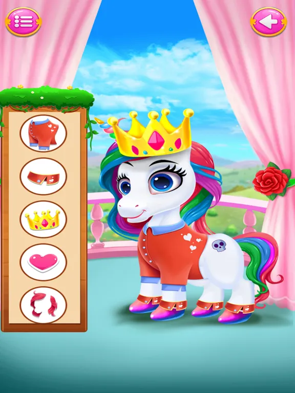 Unicorn Pony Princess Salon iPad  স্ক্রিনশট