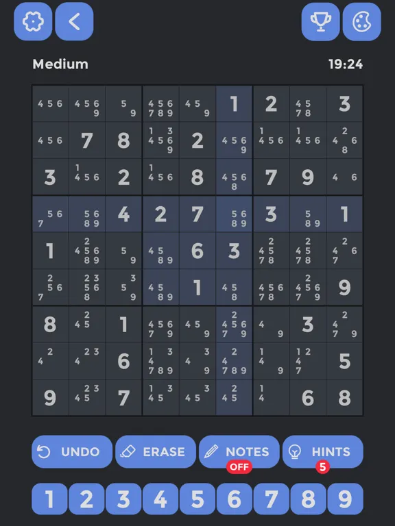 Sudoku :-) iPad  Screenshots